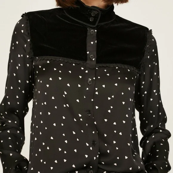 The Kooples Elegant Black Fabric, 8 - Picture 2 of 9